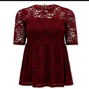 Wine colored GORGEOUS top